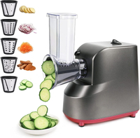 多功能電動切菜機沙拉機滾筒切菜器切片切絲機廚房家用食品加工機「限時特惠」