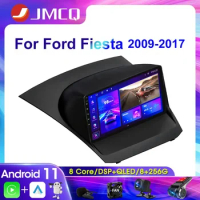 2Din Android 11 9" Car Radio Multimedia Video Player For Ford Fiesta 2009-2017 Stereo Navigation GPS Android Auto Carplay 4G