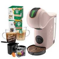 限時優惠【NESCAFE DOLCE Gusto 雀巢】Genio S Share小精靈咖啡機歡聚分享組(摩卡玫瑰)