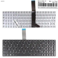 US Laptop Keyboard for ASUS X550 Black without Frame and Foil