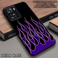 Case For OPPO A57 2022 / A57S / A77S / A57E - casing OPPO A57 2022 / A57S / A77S / A57E Flame - Case