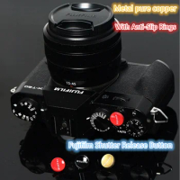 Metal Camera Shutter Release Button Gold Silver pure copper for Fujifilm XT3 XT30 XT20 Leica M series micro SLR camera