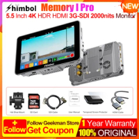Shimbol Memory I PRO 5.5 Inch 4K HDR HDMI 3G-SDI Touch Screen Portable Monitor Daylight Viewable 2000nits for DSLR Camera
