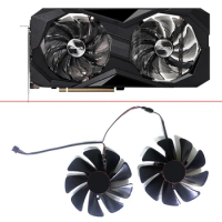 2pcs NEW 95MM 4PIN double ball Cooling Fan For RX 6600 XT RX6700 GPU FAN For Asrock AMD Radeon RX 6650 XT Challenger D RX 6700 X