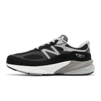New Balance NB 休閒鞋 990 V6 2E 寬楦 男鞋 黑 銀 美製 復古 麂皮 NB 紐巴倫 M990BK6-2E