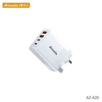 跨境氮化鎵30W/45W/65W充電器多口歐規美規英規快充頭PD65W