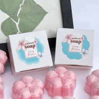 2PCS*45G Handmade Soap with Botanical Cherry Blossom Fragrance for All-Over Use, Oil Control, and Refreshing Scent