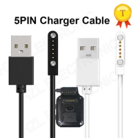 2023 high quality 5pin data Charger cable for 5 Pins kids adult Smart watch USB Charging Cable Magnetic Suction Power Adapter