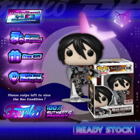 [ Ready Stock ] FUNKO POP  ! Anime: Attack On Titan - Mikasa Ackermann BigBadToyStore Exclusive # 14