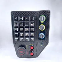 PC Simulation Racing Instrument Center Control Box EuroTruck Hub Multi-function USB Button Box for Fanatec Thrustmaster