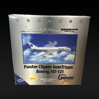 GEMINI JETS 1:400 PanAm Clipper JuanTrippe Boeing 747-121 飛機模型【Tonbook蜻蜓書店】