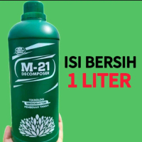 Pupuk Cair M21 Decomposer Penyubur Tanah isi 1 liter Original 100% Tanaman