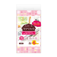 (1元加購)日本大王elleair 油切清潔廚房紙巾(抽取式) 6包/袋