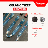 Gelang event Lanyard Tiket Konser / Wristband / Gelang Lanyard Konser Custom