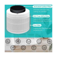 Replacement Filter for LEVOIT Core 400S Air Purifiers H13 True HEPA and Activated Carbon Filter Core400S-RF