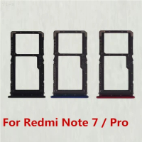 50PCS/lot SIM Card Tray Holder Micro SD Card Slot Holder Adapter for Xiaomi Redmi Note 7 / Note7 Pro