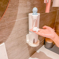 自動洗手液機 女神一號自動洗手感應器智能泡沫洗手液機可壁掛