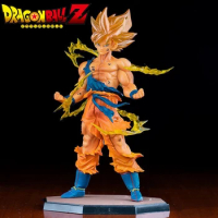 16cm Goku DBZ Action Figure Model Hot Dragon Ball Son Goku Super Saiyan Anime Figure Gifts Collectible Figurines for Kids