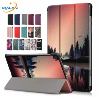 Leather Case for Samsung Galaxy Tab S6 Lite SM-P610 P615 10.4 inch Tablet Cover for Galaxy Tab S6 10.4" SM-P613 case+film+pen