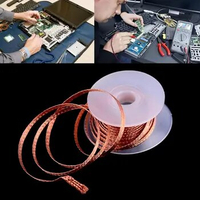 Desoldering Mesh Braid Tape Copper Welding Solder Remover 1~4mm Wire Soldering Wick Tin Lead Cord Flux BGA Repair Tool