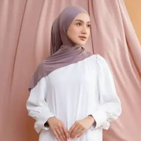 Lozy Hijab - Lesti Instan Bandana Lozy x Lesti Kejora (Pashmina Instan Bandana) Dusty Purple