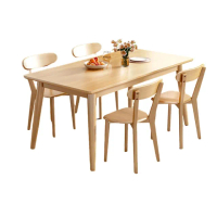 【AS 雅司設計】AS雅司-漢娜4.6尺木製餐桌-140*80*75cm-不含椅子