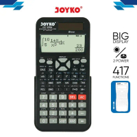 garansi - joyko scientific calculator kalkulator ilmiah joyko matematika cc-29a