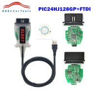 ELS27 FORScan V2.3.8 OBD2 Scanner Car Diagnostic Auto Tool Cable Green PCB ELS 27 FTDI PIC24HJ128GP Multi-Languages