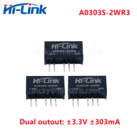 Hi-Link New Mini LED Switch Power Supply Module IC DCDC 2W A0303S-2WR3 Converter 3V to ±3V ±303mA Dual Output car power bank IC