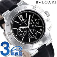 ブルガリ ディアゴノ ベロチッシモ 41mm 男錶 男用 手錶 品牌 DG41BSLDCH BVLGARI ブラック 記念品