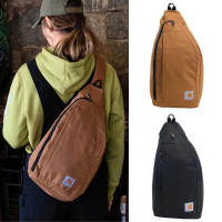 【carhartt】卡哈特 美國版防水尼龍斜背包 多層收納單肩包 工裝側背書包 單車胸包 滑板後背包B0000510