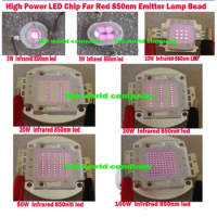 High Power Intensity Led Chip Infrared Far Red Light Bulb Lamp Bead 3W 5W 10W 20W 30W 50W 100W Smd Cob 850Nm Ir Led