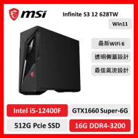 msi 微星 Infinite S3 12 628TW 電競桌機 12代I5/16G/512SSD/1660S