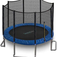 Approved Trampoline with Net Enclosure Stable, Strong Kids and Adult Trampoline with Net Outdoor Trampoline