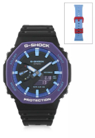 G-shock Casio G-SHOCK Jam Tangan Pria - Black Purple - Resin - GA-2100THS-1ADR