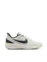 รองเท้าผ้าใบเด็กโตยูนิเซ็กส์ Starrunner 4 NN GS สี Summit White/Black-Barely Volt-White