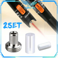 Komponen Kepala Besi VFL Adapter Connector Tube Keramik 7mm Untuk Senter Fiber Optik Visual Fault Lo