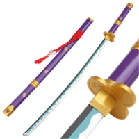 Mới Nhất Cosplay Roronoa Zoro Đen/Trắng Yama Quỷ 2nd Kitetsu Sauron Enma Vũ Khí Gỗ Thanh Kiếm Chống Đỡ 104Cm