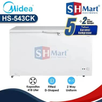 Midea Chest Freezer 450 Liter HS-543CK / HS 543CK / HS543CK Garansi Resmi (MEDAN)