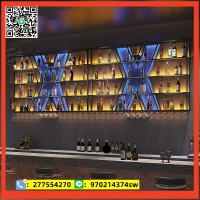 酒架酒櫃置物架墻上壁掛式紅酒白酒架子吊杯架鐵藝酒吧餐廳展示架