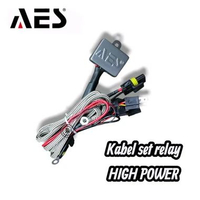 Premium Kabel Relay Set Original Relay Biled Kabel Set Biled Motor AES Premium Waterproof High Power