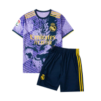 Bộ quần áo đá bóng nam nữ câu lạc bộ Real Madrid chất thun lạnh thoáng mát . Sét đồ đá banh cao cấp 