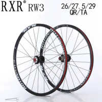 RXR 26/27.5/29 Inch Bicycle Wheelset Quick Release/Thru Axle Mountain Bike Wheel Set for V Brake Mtb Wheelset Bike Part