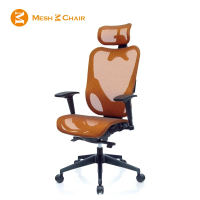 Mesh 3 Chair 華爾滋人體工學網椅-附頭枕-亮橘(人體工學椅、網椅、電腦椅)