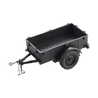 Troli trailer untuk kenderaan crawler RC, sesuai untuk lori crawler RC berskala 1/12 dan 1/18
