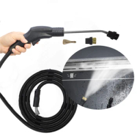 Steam Cleaner Spray Gun Nylon Brush Copper Brush Extended Bend Tube