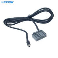 LEEWA Car Audio 3.5mm Female To 24Pin Connector AUX-in Adapter AUX Cable For Honda CRV/Civic/Avancier/Vezel/Crider/XR-V/Elysion