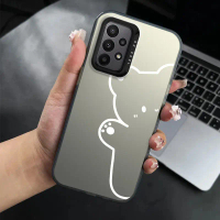 เคส Samsung A23 A23 5G เคสโทรศัพท์ฝ้าแบบกึ่งโปร่งใส บางเฉียบ เคส