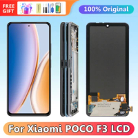 6.67" Super AMOLED Poco F3 M2012K11AG Lcd Display Digital Touch Screen with Frame Assembly for Xiaomi Poco F3 Replacement