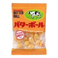 【江戶物語】UHA 味覺糖 奶油球糖 100.7g Butter ball 品質本位 日本必買 牛奶糖 日本原裝